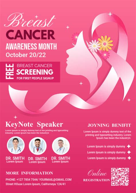 Image result for Blank Cancer Flyer Templates