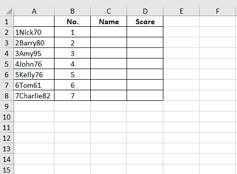 Toradh íomhá ar How to Split PivotTable into Different Columns