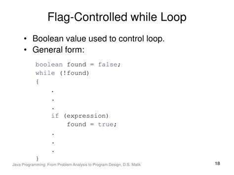 Image result for What Is a Flag in While Loop Java