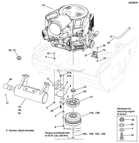 Image result for Lawn Mower Engine Exploded View