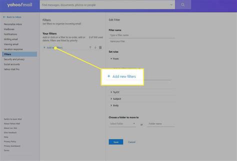 Image result for Sort Yahoo! Mail by Sender