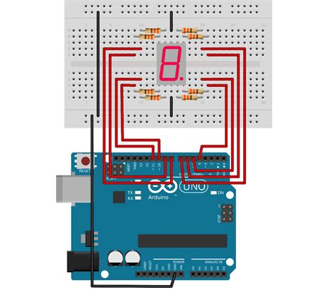 Image result for 7-Segment LED Arduino