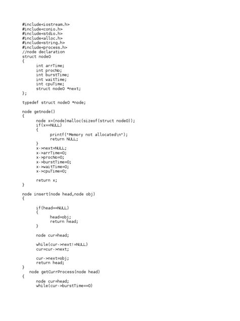 Image result for Fcfs Algorithm Pseudocode