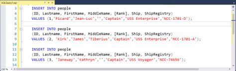 Image result for SQL Server Insert Statement Example