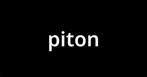 Piton Deutsch に対する画像結果