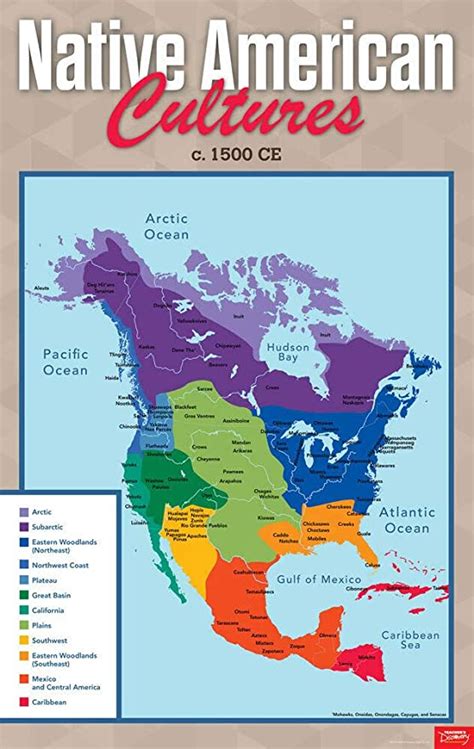 Native American Cultures Map