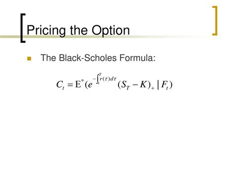 Image result for Black-Scholes Formula