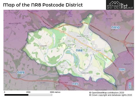 Image result for Nr8 Postcode Map