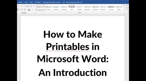 Image result for Free Printable Microsoft Word Lessons