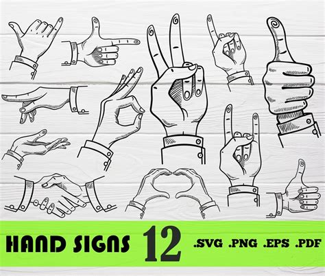 Toradh íomhá ar Hand We Sign Language SVG