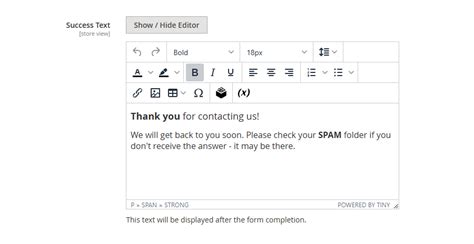Toradh íomhá ar Contact Form. Text Design