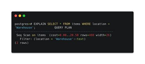 Afbeeldingsresultaten voor PostgreSQL Explain