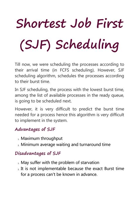 Image result for Shortest Job First in Operating System