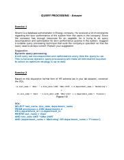 Image result for Query Processing Exercise