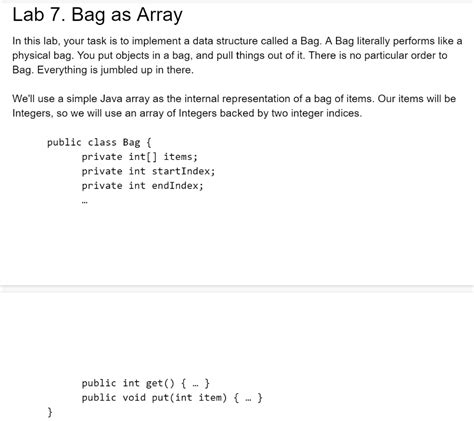 Afbeeldingsresultaten voor Bag Collection Java