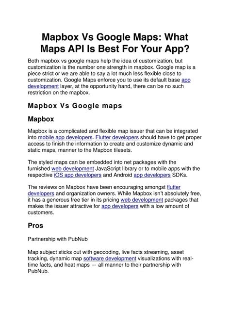 Image result for MapBox vs MapQuest