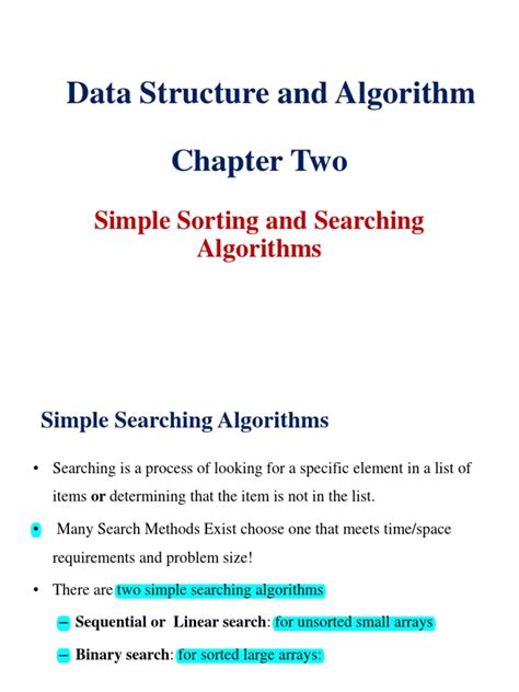 Image result for Array Searching Sorting Algorithms