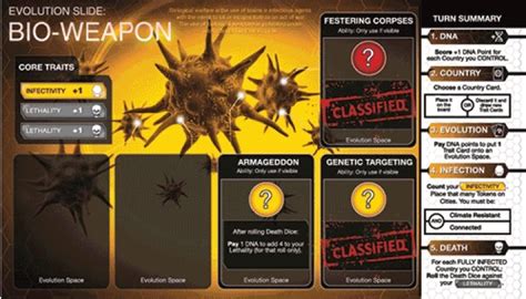 Image result for Plague Inc Board Game Expansion Bioweapon Board