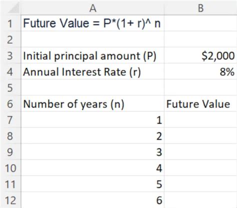 Image result for Cumulative Compound Interest Formula Excel