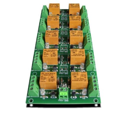 Toradh íomhá ar Relay Module 5V 10 Channel