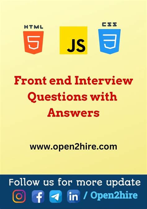Toradh íomhá ar Front End Developer Interview