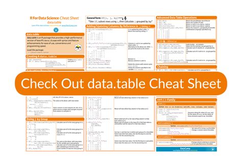 R DataTable Cheat Sheet に対する画像結果