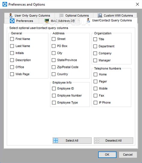 Toradh íomhá ar Active Directory Query String