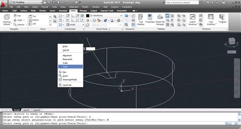 Helical Array AutoCAD に対する画像結果