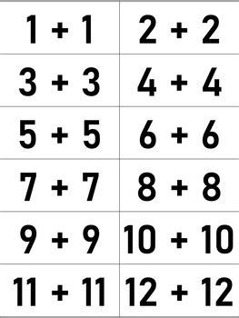 Image result for Double-Digit Addition Flash Cards