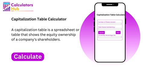 Image result for Share Capital Calculator