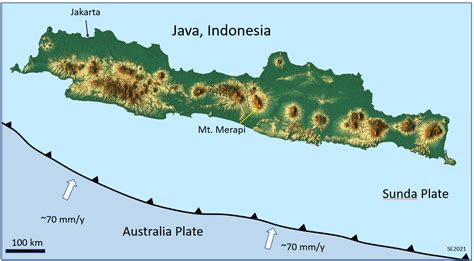 Image result for Java Island Topography Map