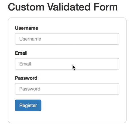 Toradh íomhá ar Validation for Contact Form in Angular