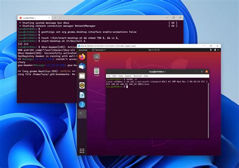 WSL Linux GUI に対する画像結果