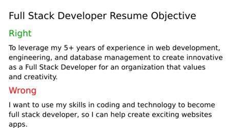 Image result for Full-Stack Developer Goals Employee