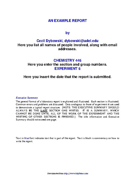 Example of a Completed Lab Report に対する画像結果