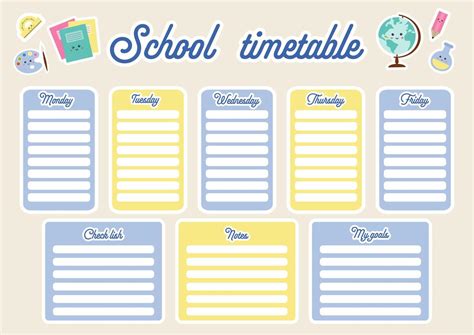 Image result for Lesson Timetable