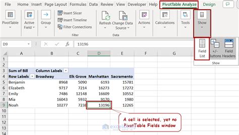 Image result for Pivot Table Fields Excel