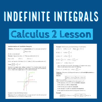Integration by Substitution Calc 2 Notes に対する画像結果