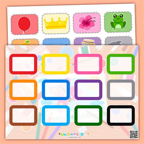 Image result for Printable Color Matching