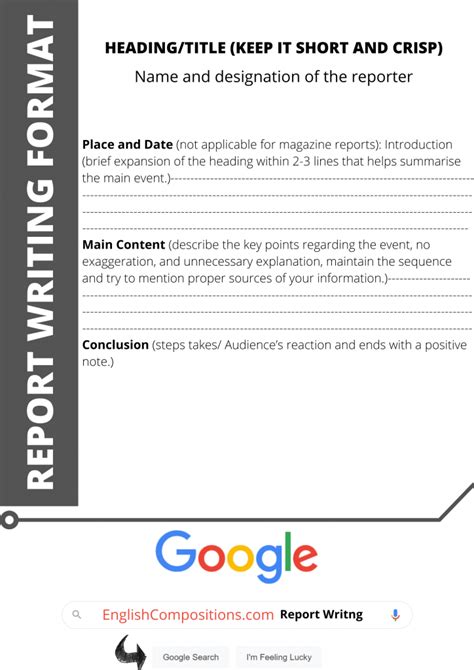 Image result for English Report