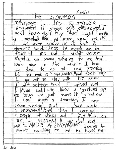 Afbeeldingsresultaten voor Year 6 Writing Examples