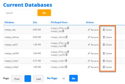 Image result for cPanel MySQL Databases Current Version