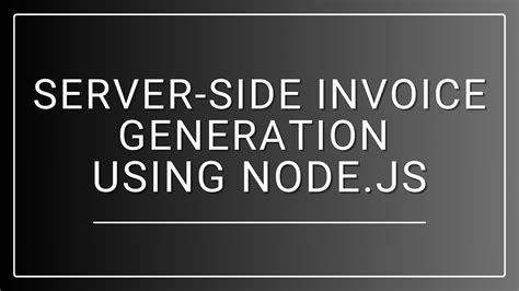 Image result for Node.js Example Invoice