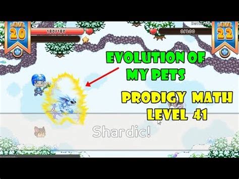 Prodigy Math Game: (EVOLUTION OF MY PETS) | Level 41 | Part 24 - Games ...
