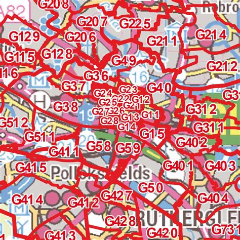 Glasgow Postcode Map に対する画像結果