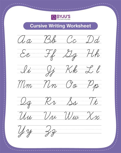 Image result for How to Write the Cursive Alphabet