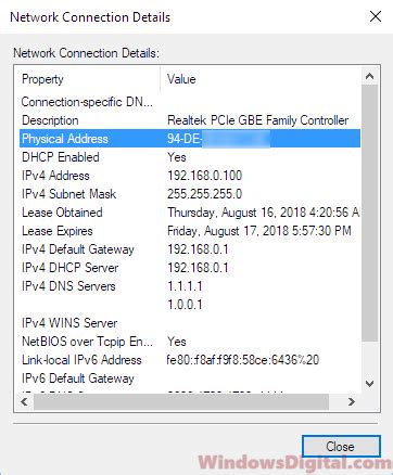 Image result for Mac Address Windows 11