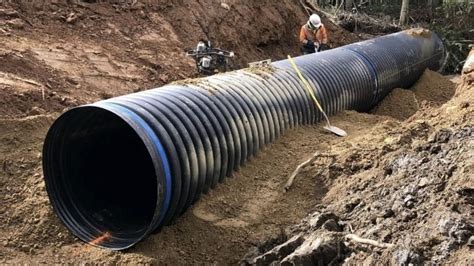Toradh íomhá ar Collector Pipe HDPE Installation