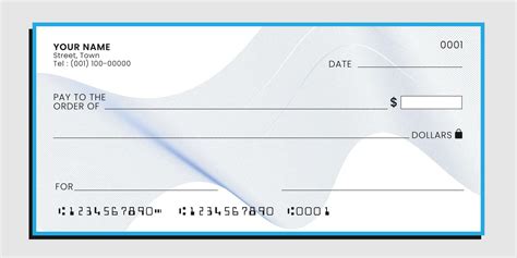 Toradh íomhá ar Check Template Vector