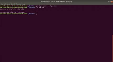 Typecasting in C Simple Program に対する画像結果